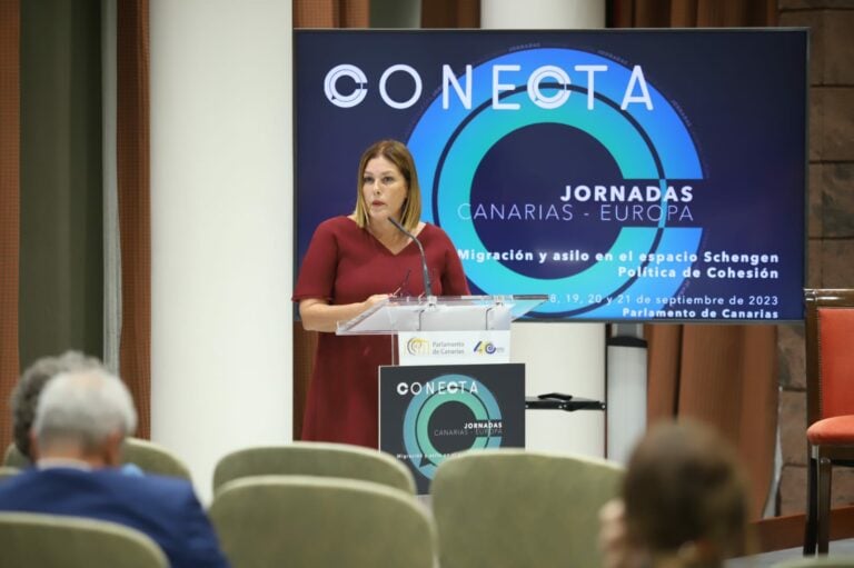 Astrid Pérez apuesta por un frente común en Canarias y España para “ajustar las prioridades europeas a la realidad de las islas”