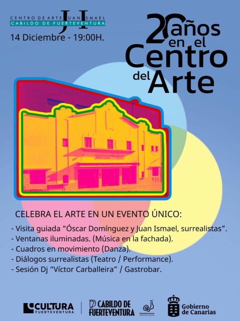 El Centro de Arte Juan Ismael celebra sus dos décadas con una noche especial con espectáculos audiovisuales y musicales