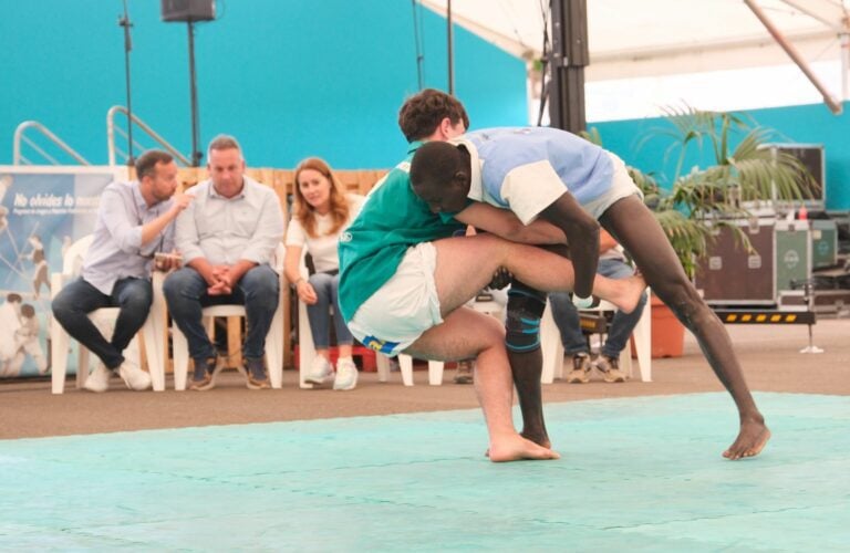 Feaga acoge por primera vez un Encuentro Insular de Combinados de Lucha Canaria