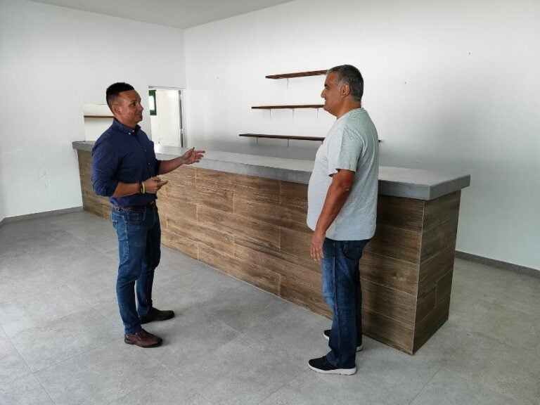 Finalizan las obras del bar y la cocina del Centro Cultural de Vallebrón