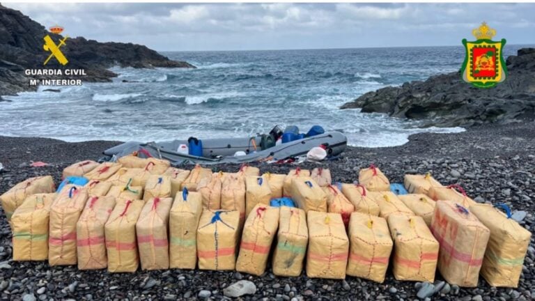 La Guardia Civil incauta más de 1.610 kilos de hachís en una operación conjunta con Marruecos