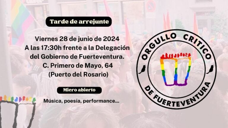 Orgullo Crítico sale a la calle el 28 de junio