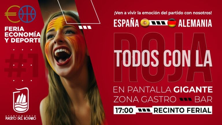 La Feria de Economía y Deporte emitirá en una pantalla gigante el partido España – Alemania
