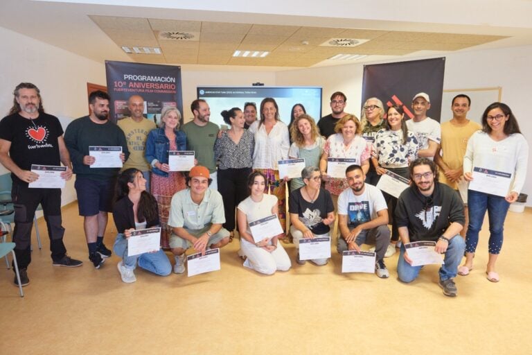 Veinte personas se forman como asistentes de producciones sostenibles gracias a Fuerteventura Film Commission