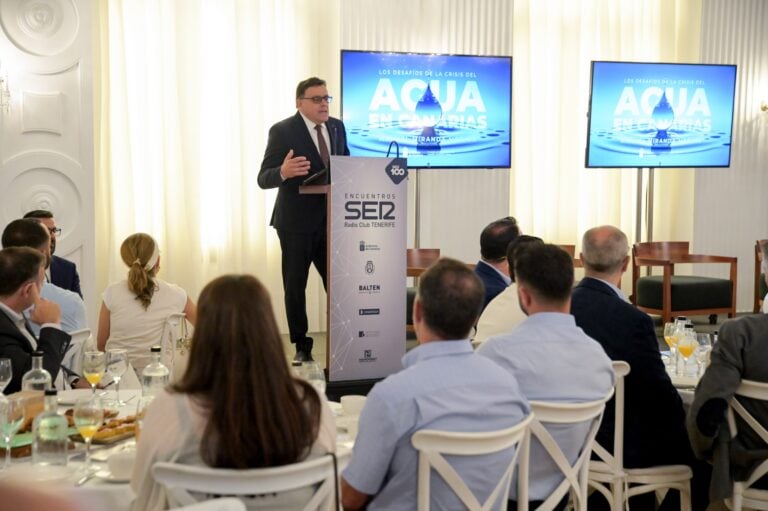 Manuel Miranda advierte que el Estado no puede seguir “usurpando” las competencias hidráulicas en Canarias