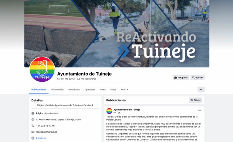 El Partido Popular Critica el Uso de Redes Sociales del Ayuntamiento de Tuineje por parte de la Alcaldesa