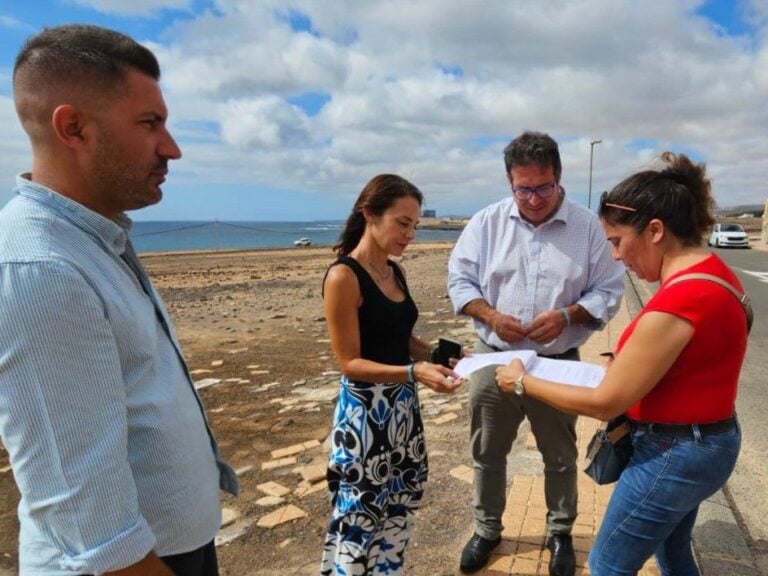 Inicio de las esperadas obras de mantenimiento y renovación de aceras en el Barrio de La Hondura