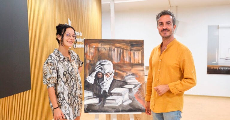 Sara Gutiérrez Melián, autora del cartel de la 34ª edición de la Feria del Libro de Fuerteventura