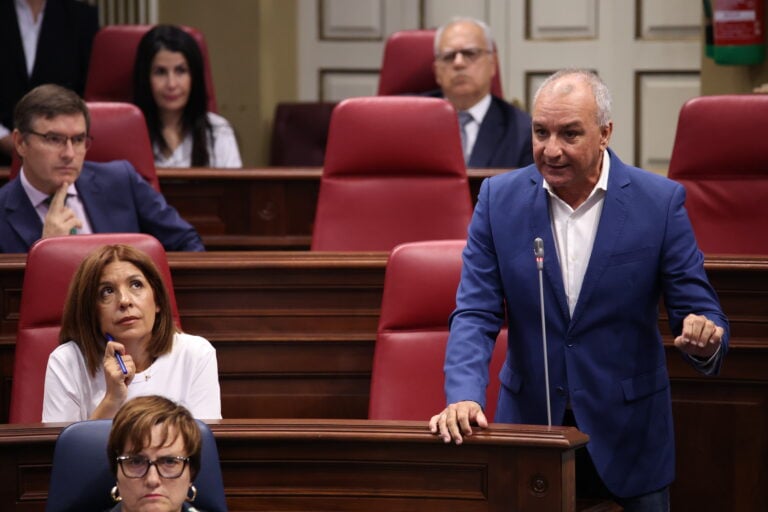 NC-BC ratifica en la sede del Parlamento la traición de Clavijo al pueblo saharaui