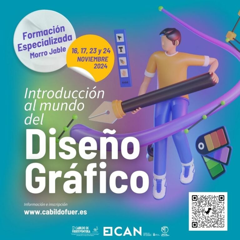 El Cabildo de Fuerteventura impulsa la creatividad y el diseño gráfico con una formación gratuita