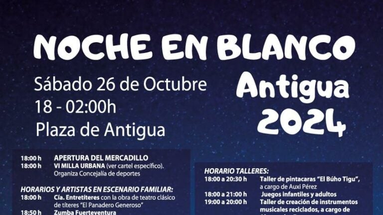 Noche en Blanco y Milla Urbana este sábado en Antigua