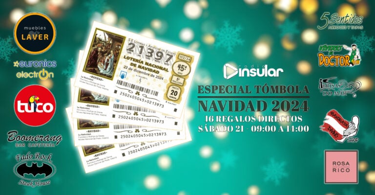 La Tómbola de Navidad de La Insular: emoción, premios y el número más deseado, el 21397