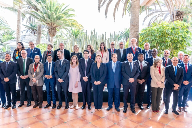 Astrid Pérez asiste en Lanzarote a la reunión de Parlamentos del Sur convocada por las Cortes Generales para tratar los retos de la inmigración