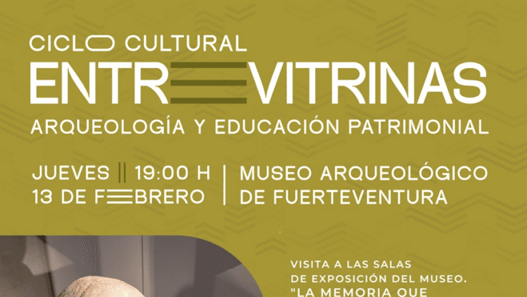 El Museo Arqueológico de Fuerteventura difunde el patrimonio insular con el ciclo ‘Entre Vitrinas’