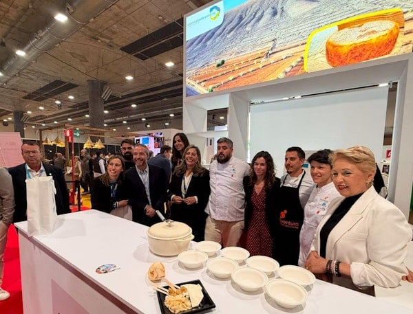 Caldo de pescado y quesos de Tindaya seducen a los paladares más exigentes en la feria gastronómica de Madrid Fusión
