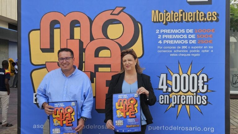 “Mójate 2025” vuelve a Puerto del Rosario con premios de hasta 1.000 euros por comprar en el comercio local