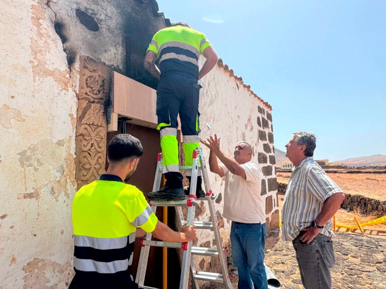 La ermita de Puerto Escondido, bajo medidas especiales de conservación tras el fuego