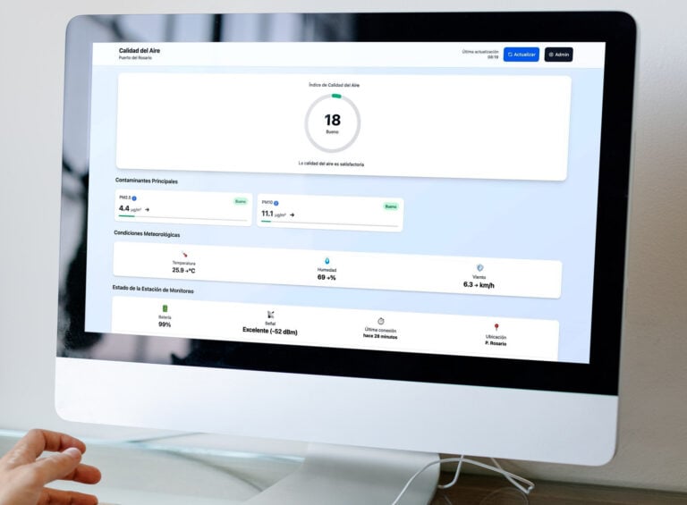 Puerto del Rosario lanza una plataforma pública para consultar en tiempo real la calidad del aire