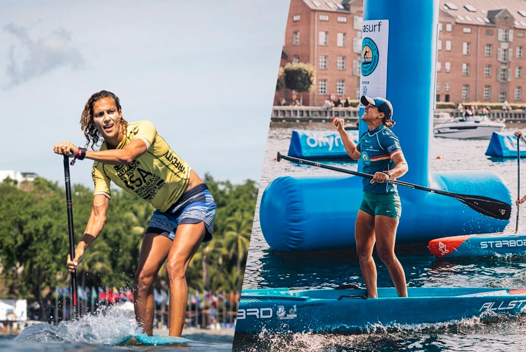 Iballa Ruano y Alba Frey, el doble poder canario en la selección española de SUP