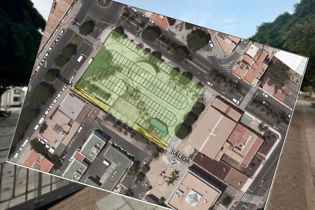 AMF plantea un parking subterráneo en Plaza de la Paz para aliviar el colapso de aparcamiento en Puerto del Rosario