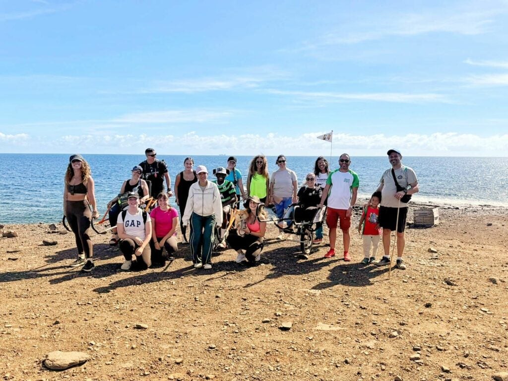Finalizan las IV Jornadas de Accesibilidad de Fuerteventura con ruta de senderismo adaptado