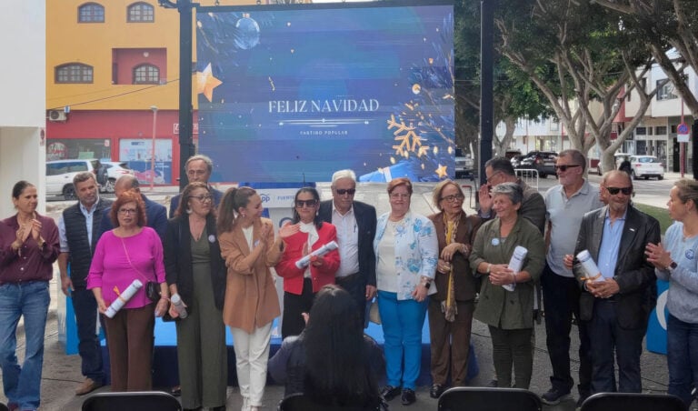 El PP Majorero celebra su Gala de Navidad con un emotivo homenaje a sus históricos militantes