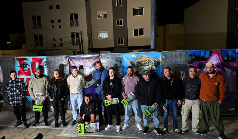 El 1º Gran Concurso de Graffiti llena de arte, convivencia y color el barrio de Fabelo