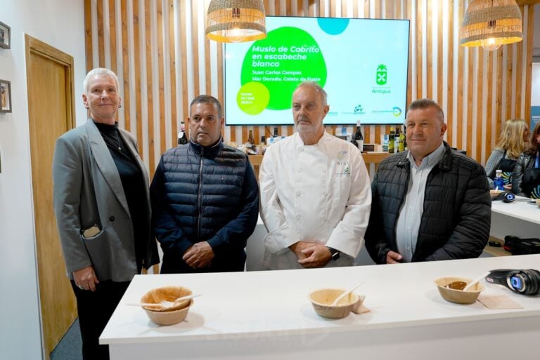 Antigua muestra en Madrid Fusión la esencia gastronómica de Caleta de Fuste con producto local y recetas tradicionales