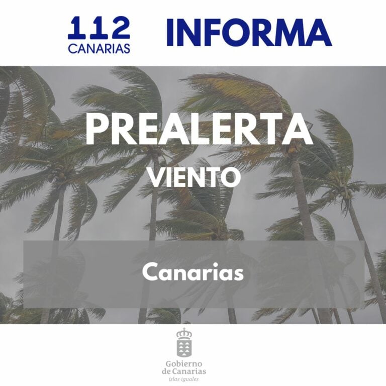Canarias en alerta por fenómenos costeros adversos: vientos intensos y oleajes de hasta 5 metros