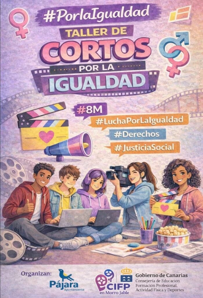 El Ayuntamiento de Pájara impulsa talleres audiovisuales para promover la igualdad en centros educativos