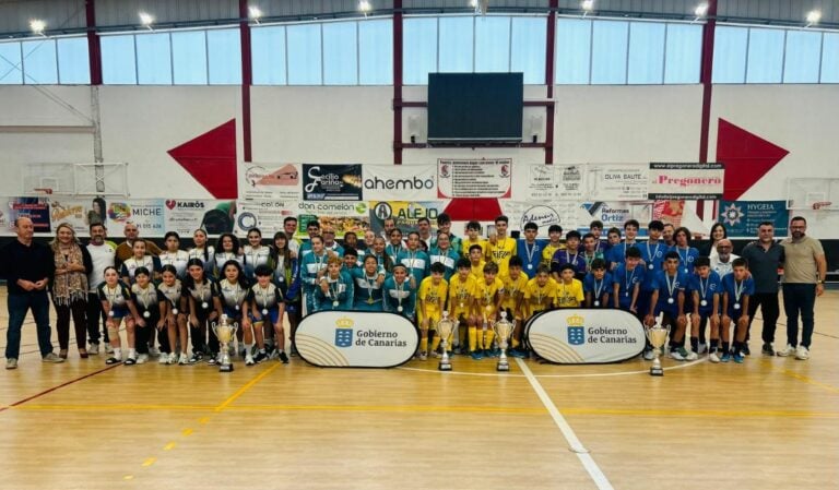 Fuerteventura y Gran Canaria se coronan en el Campeonato de Canarias de Fútbol Sala Sub-14