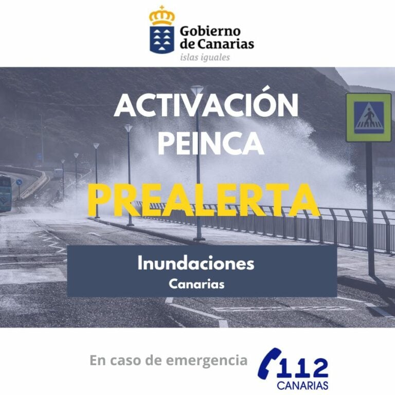 «La borrasca Therese amenaza con inundaciones costeras y pluviales en Canarias»