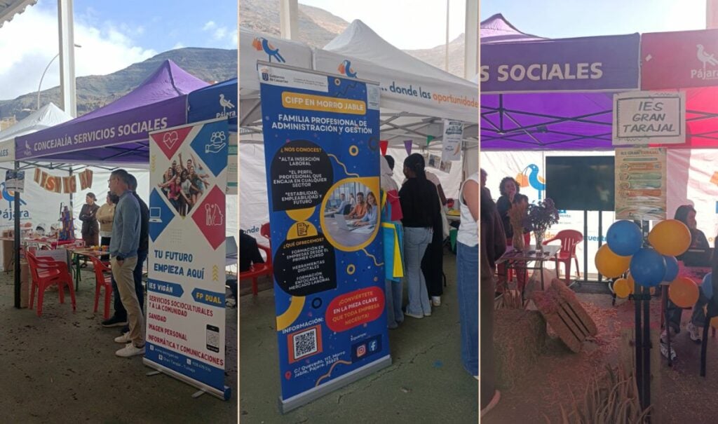 Éxito rotundo de la III Feria de Formación Profesional en Morro Jable