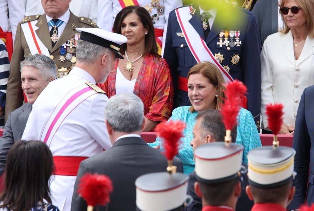 Un momento durante el acto