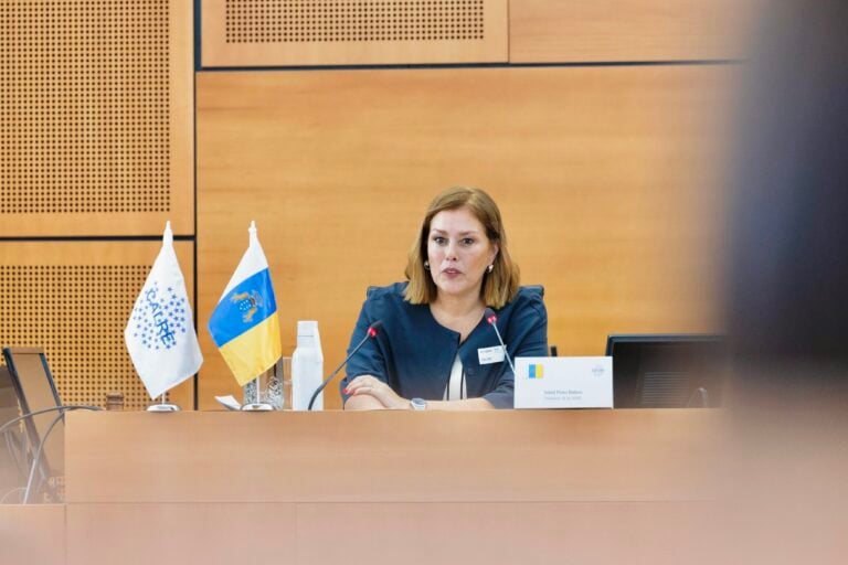Un momento durante la reunión en Bruselas