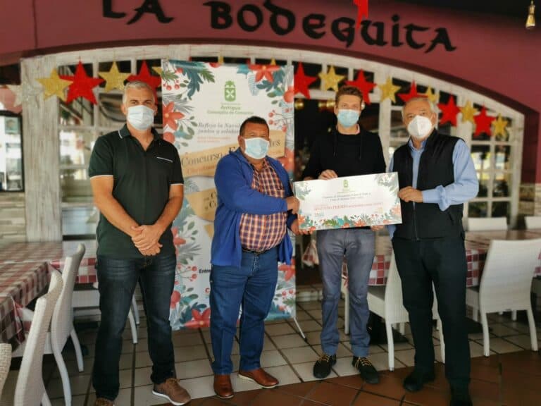 El Concurso de Decoración Navideña de Antigua entrega 2.000 euros en premios