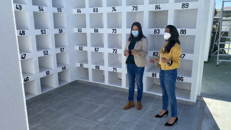 El cementerio de Gran Tarajal dispone ya de 86 columbarios