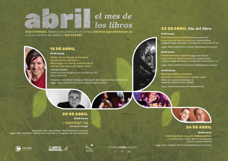 Ricardo Lezón, líder de McEnroe, entre los protagonistas del Mes del Libro de Fuerteventura