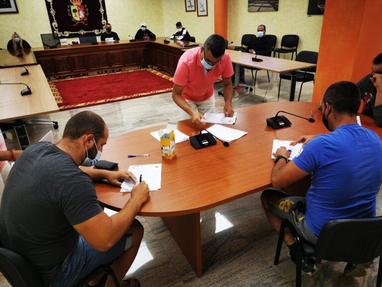 Antigua incorpora 14 operarios previstos en el Plan de Empleo Extraordinario