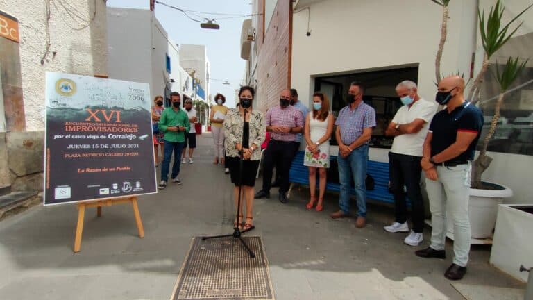 El Cabildo apoya el XVI Encuentro Internacional de Improvisadores por el Casco Viejo de Corralejo