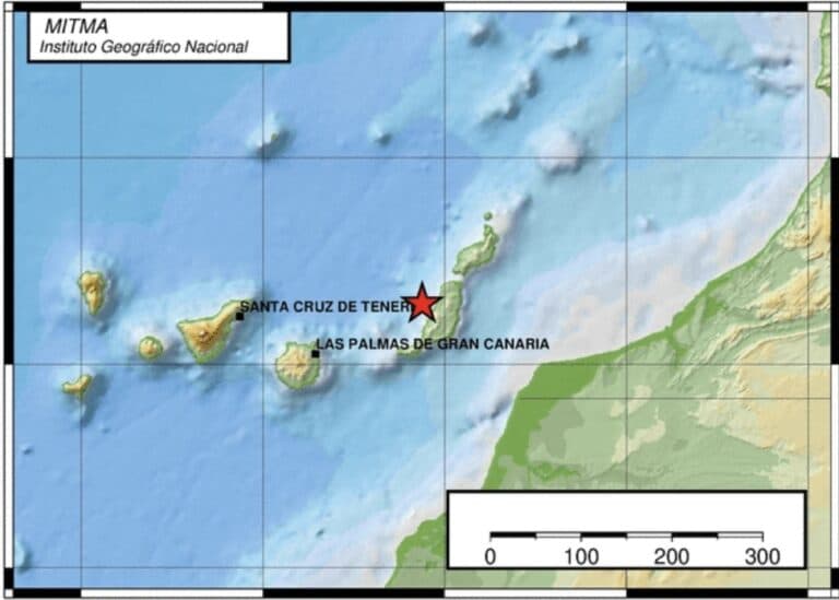 Temblor de 2,9 en la costa oeste de Fuerteventura