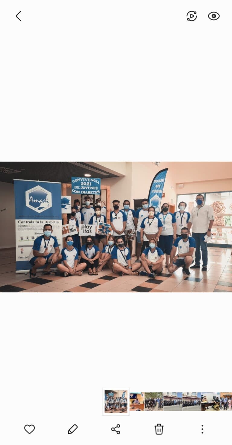 Jóvenes con diabetes comparten experiencias en una convivencia organizada por AMADI