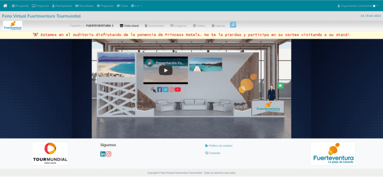 Fuerteventura, protagonista de la Feria Virtual Tourmundial