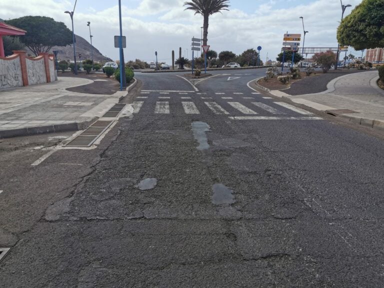 Vox denuncia el lamentable estado de las carreteras en Gran Tarajal