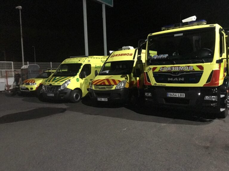 Un nuevo dispositivo de Bomberos de Fuerteventura viaja a La Palma