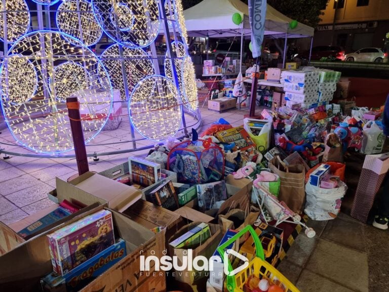 Y la Plaza de La Paz se llenó de alimentos y juguetes ¡GRACIAS!