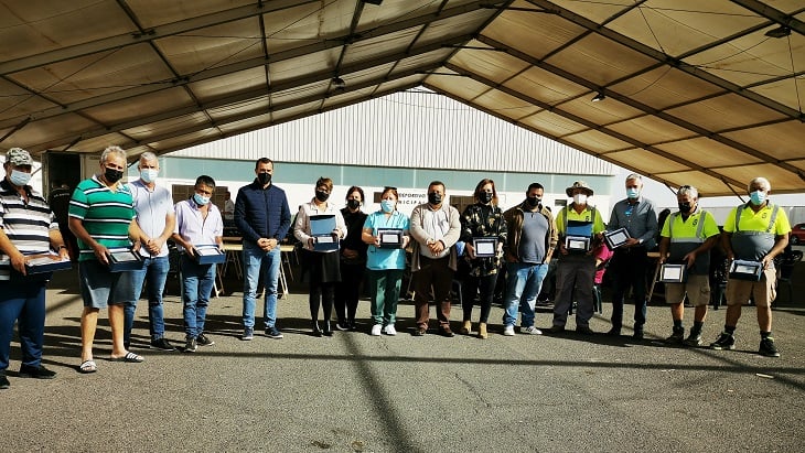 Tradicional almuerzo navideño de los trabajadores del Ayuntamiento de Antigua