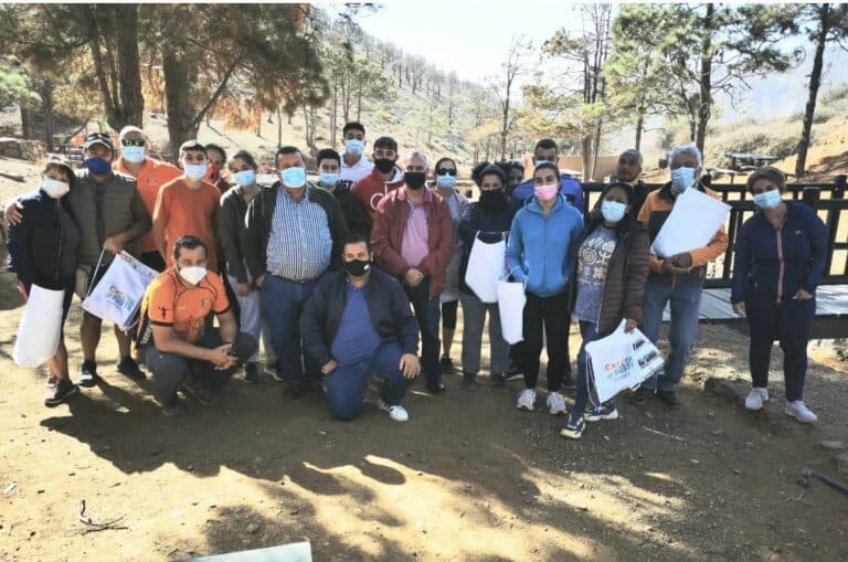 Un almuerzo al aire libre cierra la campaña de senderismo de Antigua