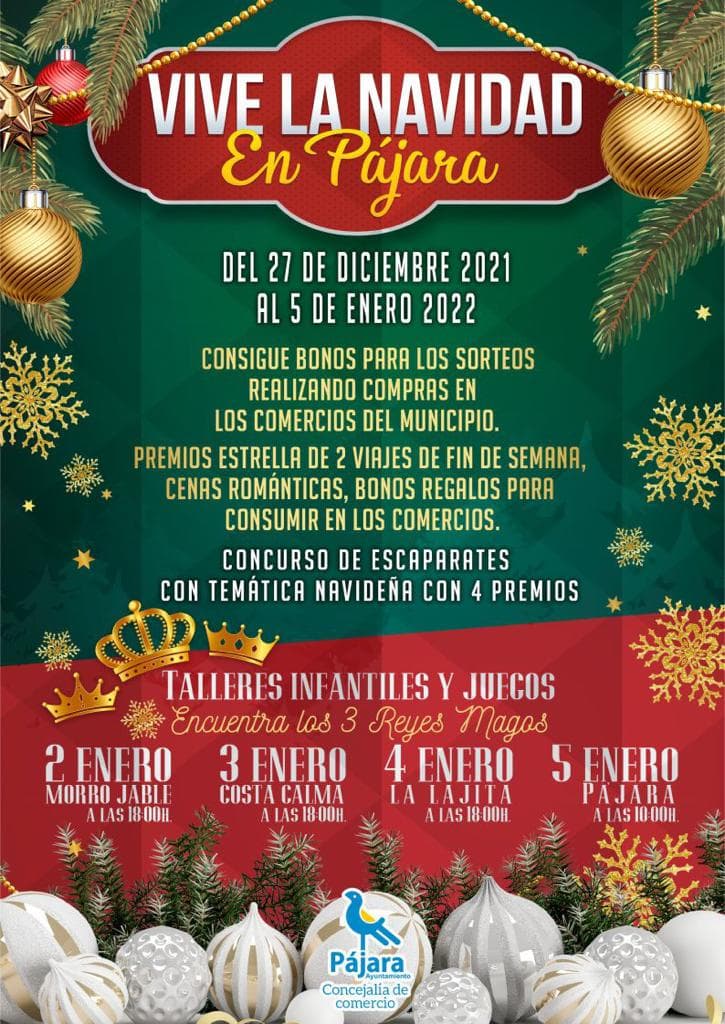 Pájara organiza una campaña navideña para dinamizar el comercio en el municipio
