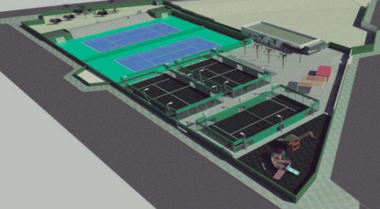El barrio de Las Granadas estrenará nuevas canchas de tenis y pádel